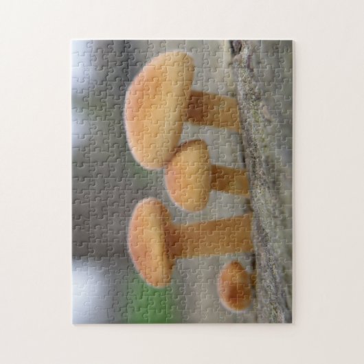 Kleine Paddenstoelen Macro Puzzel (Verticaal)