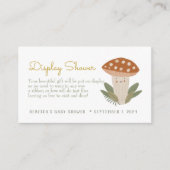 Kleine paddenstoelenkast informatiekaartje (Voorkant)