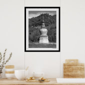 Kleine Pagode Afdruk Poster (Keuken)