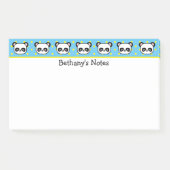 Kleine Panda Beren gepersonaliseerd Post-it® Notes (Voorkant)