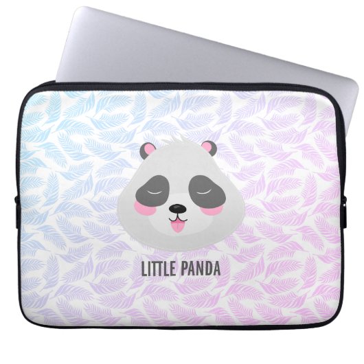 Kleine panda laptop sleeve (Voorkant)