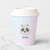 Kleine panda papieren bekers (Achterkant)