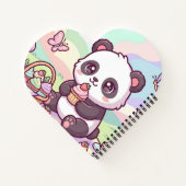 Kleine Panda Picknick Notitieboek (Achterkant)