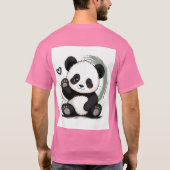 Kleine Panda Stemming T-shirt (Achterkant)
