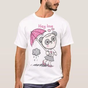 Kleine panda t-shirt