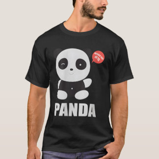 Kleine Panda zeg nooit nee tegen Panda T-shirt