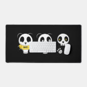 Kleine Pandas in het donker Bureaumat (Keyboard & Muis)