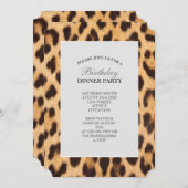 kleine papieren krant safari verjaardagsfeest kaart (Voorkant / Achterkant)