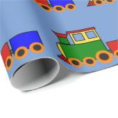 Kleine papierwals voor treinontwerp cadeaupapier (Rol Hoek)