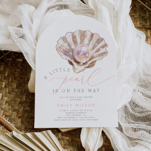 Kleine Parel Onder De Zee Oceaan Baby Shower Kaart