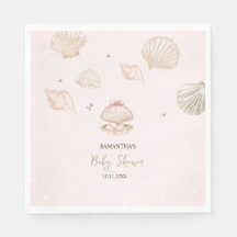 Kleine Parel Zeeschelpen Stippen Baby Shower