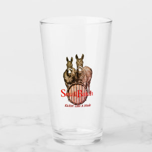 Kleine partij "Kickin" als een molen!" Hoogbalglas Glas
