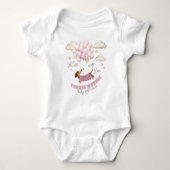 Kleine pasgeboren baby meisje romper (Voorkant)