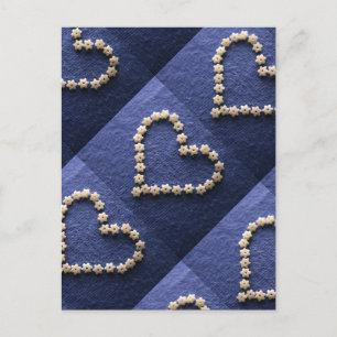 Kleine pasta's Hartvorm Briefkaart