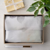 Kleine Pastel Bloemige Pioenrozen Tissuepapier (Geschenk)