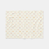 Kleine Pastelbloemen Fleece Deken (Voorkant (Horizontaal))