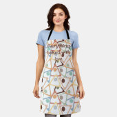 Kleine pasteldriehoeken all-over print Schort (Gedragen)