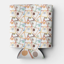 Kleine pasteldriehoeken blikjeskoeler