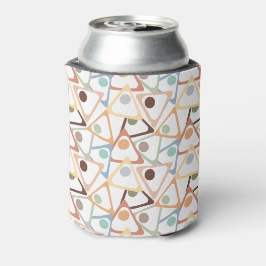 Kleine pasteldriehoeken blikjeskoeler (Blikje Achterkant)