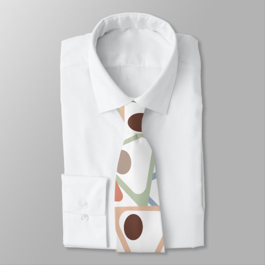 Kleine pasteldriehoeken stropdas (Gebonden)