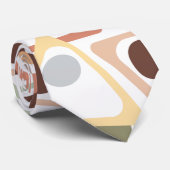 Kleine pasteldriehoeken stropdas (Opgerold)