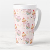 kleine pastels latte mok (Rechterhoek)