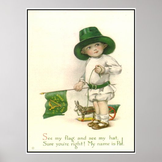 Kleine Patrick Vintage Print (Voorkant)