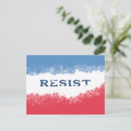 Kleine patriottisten verzetten zich tegen politiek briefkaart (Staand voorkant)