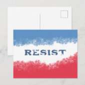 Kleine patriottisten verzetten zich tegen politiek briefkaart (Voorkant / Achterkant)