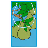 Kleine Pear Gift Bag Klein Cadeauzakje (Achterkant)