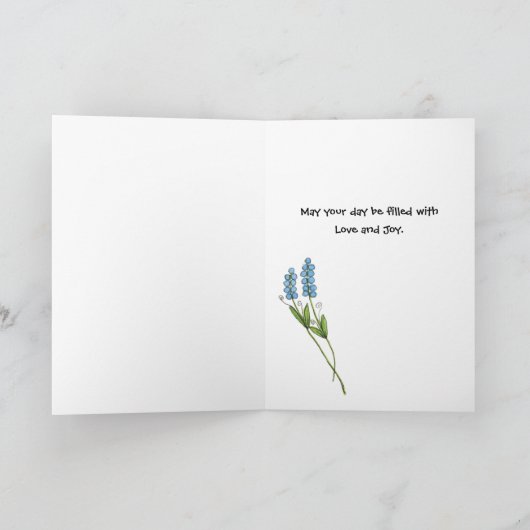 Kleine Peeps Pasen Kaart (Binnen)