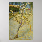 Kleine peerboom in Blossom door Vincent Van Gogh Poster (Voorkant)