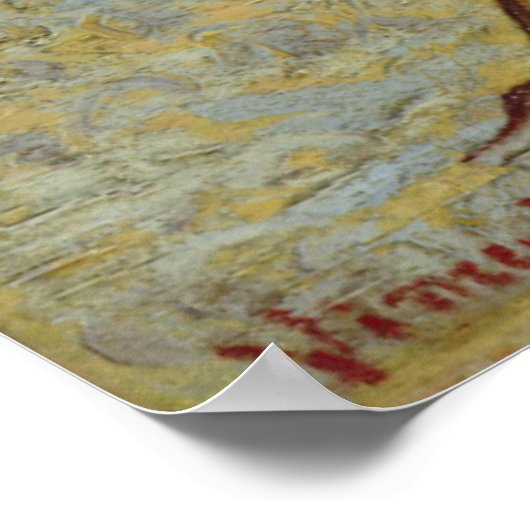 Kleine peerboom in Blossom door Vincent Van Gogh Poster (Hoek)