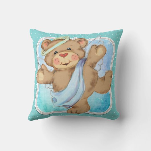 Kleine Peetoom Geschenk Communie Doop Engel Kussen (Achterkant)