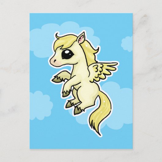 Kleine Pegasus Briefkaart (Voorkant)