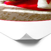 Kleine Pekingees pakt Sinterklaas Poster (Hoek)