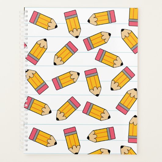 Kleine pennen op papier planner (Voorkant)