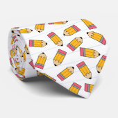 Kleine pennen op papier stropdas (Opgerold)