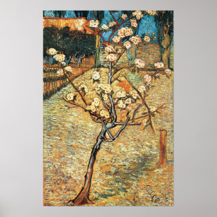 Kleine perenboom in bloei door Vincent van Gogh Poster