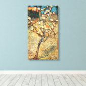 Kleine perenboom in Bloom door Vincent van Gogh Canvas Afdruk (Insitu (Houten vloer))