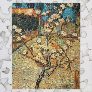Kleine perenboom in Bloom door Vincent van Gogh Legpuzzel