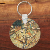 Kleine perenboom in Bloom door Vincent van Gogh Sleutelhanger (Voorkant)
