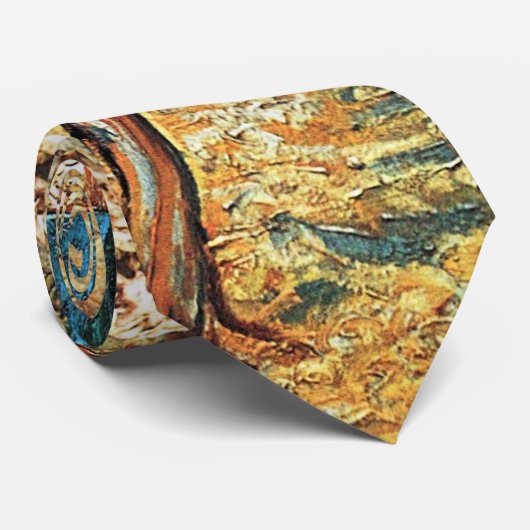 Kleine perenboom in Bloom door Vincent van Gogh Stropdas (Opgerold)