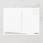 Kleine persoon en grote vogelvriend briefkaart (Achterkant)