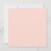 Kleine perzik is op komst perzik baby shower kaart (Achterkant)