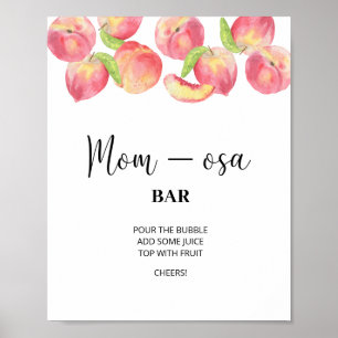 Kleine perzik \ Moeder-osa bar Poster