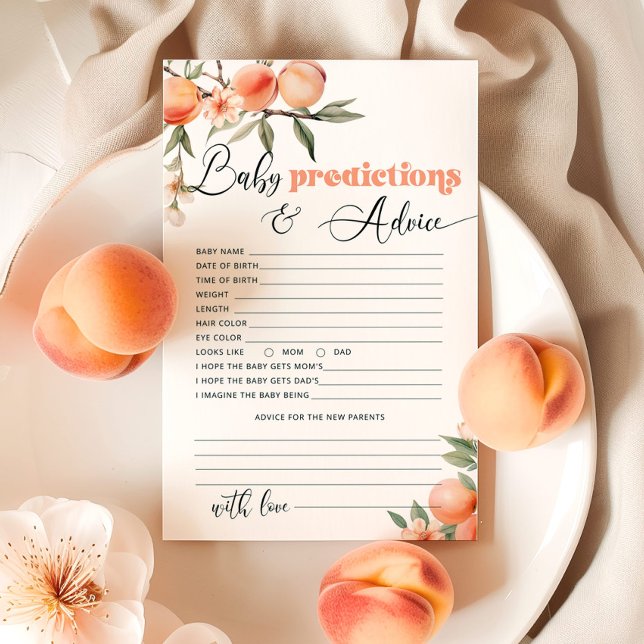 Kleine perzikvoorspellingen en advieskaart (Creator heeft geüpload)