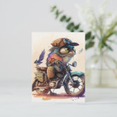 Kleine Pete rijdt met de wind Briefkaart (Staand voorkant)