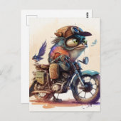 Kleine Pete rijdt met de wind Briefkaart (Voorkant / Achterkant)