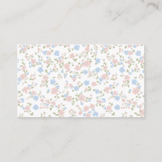 Kleine Peter Konijn en Mama Luier Raffle Informatiekaartje (Achterkant)